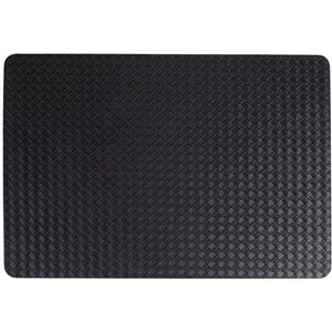 Set di 6 sottopiatti in PVC intrecciato nero Horeca, 35x48 cm Set di 6 sottopiatti in PVC intrecciato nero Horeca, 35x48 cm