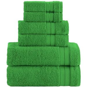 Elegant Comfort Set di 6 asciugamani di lusso, 100% cotone turco, morbido e di alta qualità, design popcorn a tre linee, 2 asciugamani da bagno, 2 asciugamani per le mani e 2 asciugamani da bagno, ad Elegant Comfort Set di 6 asciugamani di lusso, 100% cotone turco, morbido e di alta qualità, design popcorn a tre linee, 2 asciugamani da bagno, 2 asciugamani per le mani e 2 asciugamani da bagno, ad