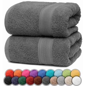 Asciugamani in cotone premium NatureMark 70x140 cm - Confezione doppia Asciugamani in cotone premium NatureMark 70x140 cm - Confezione doppia