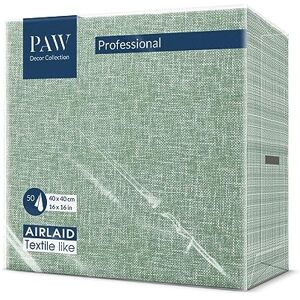 PAW - Tovaglioli in stoffa airlaid - 40x40cm - 50 pezzi PAW - Tovaglioli in stoffa airlaid - 40x40cm - 50 pezzi