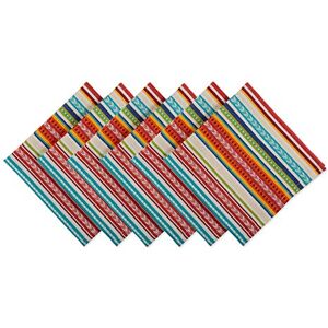 Set di 6 Tovaglioli in Cotone Baja Stripe di DII - Interno/Esterna Set di 6 Tovaglioli in Cotone Baja Stripe di DII - Interno/Esterna