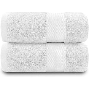 GC GAVENO CAVAILIA Asciugamani da bagno bianchi 2 pezzi - Set bagno GC GAVENO CAVAILIA Asciugamani da bagno bianchi 2 pezzi - Set bagno