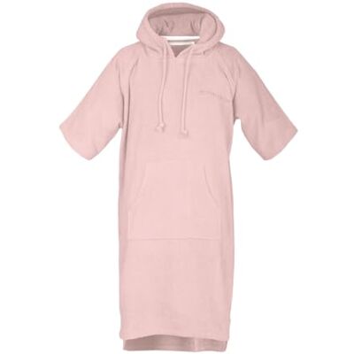 TOM TAILOR Poncho da surf per donna e uomo, S-M, 100% cotone/spugna, poncho da bagno con cappuccio, marsupio e logo ricamato, rosa (Rose) TOM TAILOR Poncho da surf per donna e uomo, S-M, 100% cotone/spugna, poncho da bagno con cappuccio, marsupio e logo ricamato, rosa (Rose)