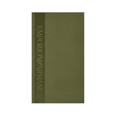 Giorgio Armani Asciugamano da Spiaggia in Waffle Unisex Verde Taglia Unica Giorgio Armani Asciugamano da Spiaggia in Waffle Unisex Verde Taglia Unica