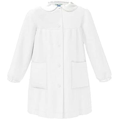 siggi Grembiule Scuola ELEMENTARE Bambino e Bambina Senza Ricamo in Cotone con Bottoni O Zip nei Colori Bianco E Bluette Linea Happy School (Bianco(no ricamo) 2888, 7 anni) siggi Grembiule Scuola ELEMENTARE Bambino e Bambina Senza Ricamo in Cotone con Bottoni O Zip nei Colori Bianco E Bluette Linea Happy School (Bianco(no ricamo) 2888, 7 anni)