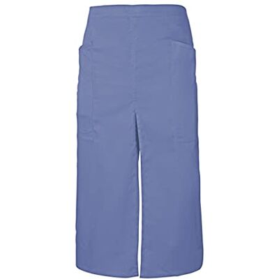 Velilla Grembiule lungo con apertura e tasche unisex adulto, azzurro, Taglia unica Velilla Grembiule lungo con apertura e tasche unisex adulto, azzurro, Taglia unica