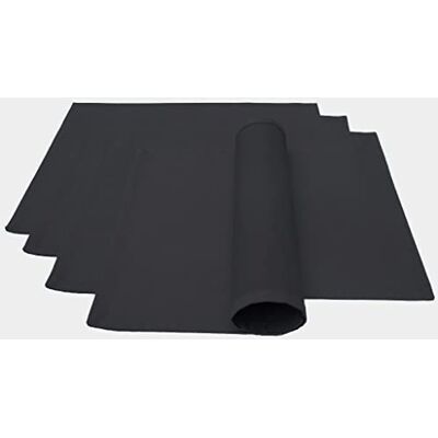 Lemos Home Cpt-000 - Set con 4 sottobicchieri in cotone - Antracite - Posate Lemos Home Cpt-000 - Set con 4 sottobicchieri in cotone - Antracite - Posate
