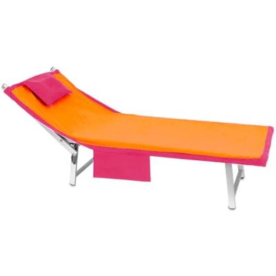 Caritex Telo Copri Lettino con Elastici, Tasche Laterali e Cuscino, Telo Mare per Lettino, 70x180 cm, in Microfibra Morbida e Assorbente, Salvaspazio Asciugatura Rapida, Bicolor, (Tramonto) Caritex Telo Copri Lettino con Elastici, Tasche Laterali e Cuscino, Telo Mare per Lettino, 70x180 cm, in Microfibra Morbida e Assorbente, Salvaspazio Asciugatura Rapida, Bicolor, (Tramonto)