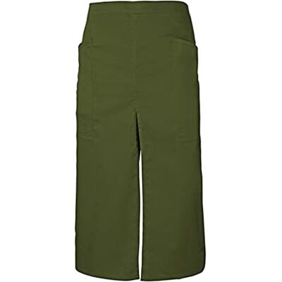Velilla Grembiule lungo con apertura e tasche unisex adulto, verde cacciatore, Taglia unica Velilla Grembiule lungo con apertura e tasche unisex adulto, verde cacciatore, Taglia unica