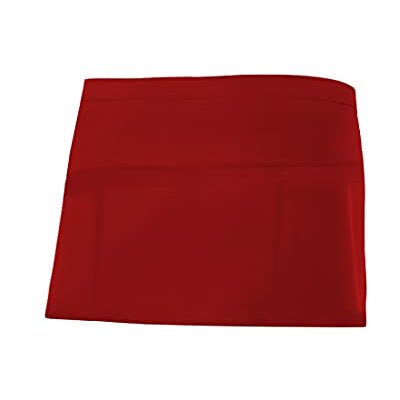 Velilla 404208; grembiule corto comandero; colore rosso; taglia unica Velilla 404208; grembiule corto comandero; colore rosso; taglia unica
