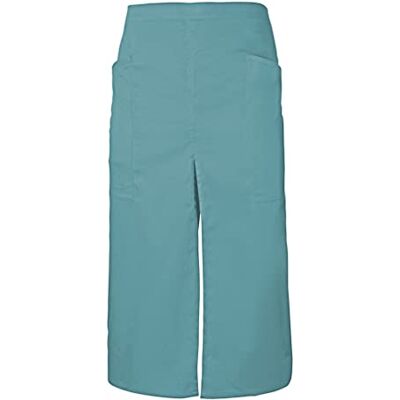 Velilla Grembiule lungo con apertura e tasche unisex adulto, Turchese chiaro, Taglia unica Velilla Grembiule lungo con apertura e tasche unisex adulto, Turchese chiaro, Taglia unica