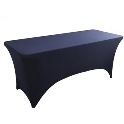 ALMLEU Custodia Lettino Massaggio Portatile Tovaglia da tavolo rettangolare elastica in poliestere spandex 5 piedi. cocktail for matrimoni(DARK BLUE) ALMLEU Custodia Lettino Massaggio Portatile Tovaglia da tavolo rettangolare elastica in poliestere spandex 5 piedi. cocktail for matrimoni(DARK BLUE)