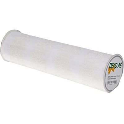Deko AS GmbH Organza Matrimonio Tavolo Band – Crema – 28 cm – 5 m – 98000 50 Deko AS GmbH Organza Matrimonio Tavolo Band – Crema – 28 cm – 5 m – 98000 50