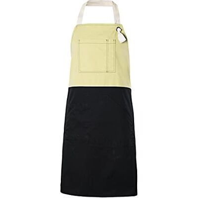 Velilla Grembiule a salopette bicolore (Ref: 404210B_43) unisex adulto, Giallo chiaro, Taglia unica Velilla Grembiule a salopette bicolore (Ref: 404210B_43) unisex adulto, Giallo chiaro, Taglia unica