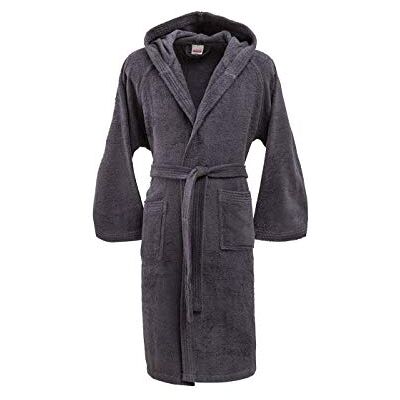 Bassetti Accappatoio con Cappuccio in Cotone Uomo Donna Made in Italy disponibile in varie taglie e colori (Grigio Scuro, Taglia XXL, > 185 cm) Bassetti Accappatoio con Cappuccio in Cotone Uomo Donna Made in Italy disponibile in varie taglie e colori (Grigio Scuro, Taglia XXL, > 185 cm)