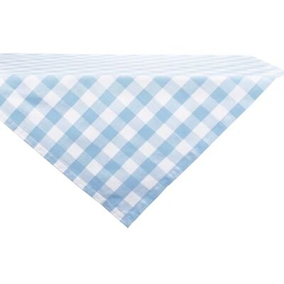 DII Buffalo Check Collection Tavolo classico, 40 x 40 cm, colore: Azzurro e Bianco DII Buffalo Check Collection Tavolo classico, 40 x 40 cm, colore: Azzurro e Bianco