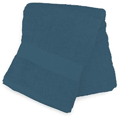 Soleil d'ocre , Lagune Telo bagno, Cotone 500 Gr/m2, blu, 100x140 cm Soleil d'ocre , Lagune Telo bagno, Cotone 500 Gr/m2, blu, 100x140 cm