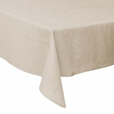GALILEO Tovaglia 140x240 cm antimacchia effetto lino, 10 posti tavola, ecrù, Solid Sibilla GALILEO Tovaglia 140x240 cm antimacchia effetto lino, 10 posti tavola, ecrù, Solid Sibilla