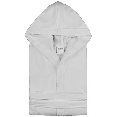 Morbidissimi Accappatoio Monoterry Cotone e Spugna per Uomo e Donna, Con Cappuccio, Cinturino e 2 Tasche, Morbido 230 gr/mq, Accappatoi J534(Accapatoio Perla, XX-Large) Morbidissimi Accappatoio Monoterry Cotone e Spugna per Uomo e Donna, Con Cappuccio, Cinturino e 2 Tasche, Morbido 230 gr/mq, Accappatoi J534(Accapatoio Perla, XX-Large)