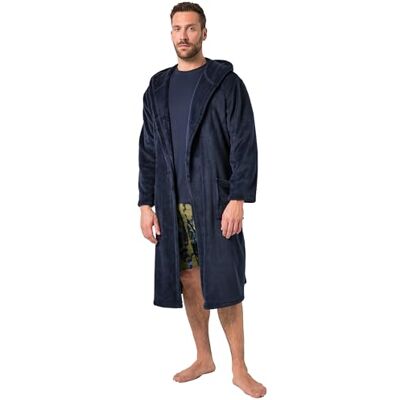 JP 1880 Accappatoio in Microfibra con Cintura, Fino alla tg. 8XL Blu Scuro 6XL 130-6XL JP 1880 Accappatoio in Microfibra con Cintura, Fino alla tg. 8XL Blu Scuro 6XL 130-6XL