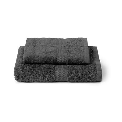 Caleffi Set Asciugamani Bagno Viso e Bidet in Cotone, Asciugamani Resistente a Lavaggi, Include 1 Asciugamano Viso 55x100 cm e 1 Asciugamano Bidet Ospite 40x60 cm, Asciugamani 2 Pezzi, Antracite Caleffi Set Asciugamani Bagno Viso e Bidet in Cotone, Asciugamani Resistente a Lavaggi, Include 1 Asciugamano Viso 55x100 cm e 1 Asciugamano Bidet Ospite 40x60 cm, Asciugamani 2 Pezzi, Antracite