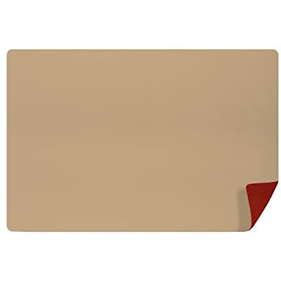 H&H Tovaglietta Antimacchia in Tessuto e PVC Double Color Bordeaux e Beige 31x46cm H&H Tovaglietta Antimacchia in Tessuto e PVC Double Color Bordeaux e Beige 31x46cm