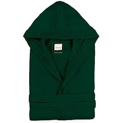 Morbidissimi Accappatoio Monoterry Cotone e Spugna per Uomo e Donna, Con Cappuccio, Cinturino e 2 Tasche, Morbido 230 gr/mq, Accappatoi J534(Accapatoio Verde Bosco, Large) Morbidissimi Accappatoio Monoterry Cotone e Spugna per Uomo e Donna, Con Cappuccio, Cinturino e 2 Tasche, Morbido 230 gr/mq, Accappatoi J534(Accapatoio Verde Bosco, Large)