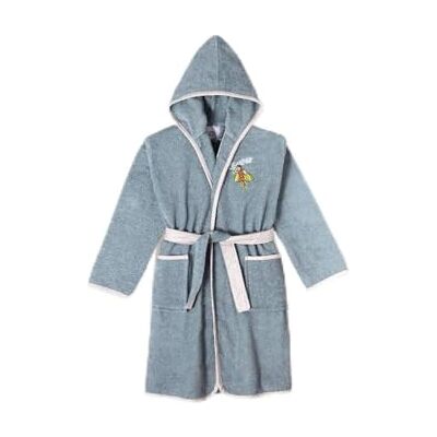 Interbaby Accappatoio Bambini Blu 100% Cotone Spugna OEKO-TEX · Taglia 10-12 Anni · con Cappuccio Cintura e Tasche Interbaby Accappatoio Bambini Blu 100% Cotone Spugna OEKO-TEX · Taglia 10-12 Anni · con Cappuccio Cintura e Tasche