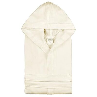 Morbidissimi Accappatoio Monoterry Cotone e Spugna per Uomo e Donna, Con Cappuccio, Cinturino e 2 Tasche, Morbido 230 gr/mq, Accappatoi J534(Accapatoio Panna, X-Large) Morbidissimi Accappatoio Monoterry Cotone e Spugna per Uomo e Donna, Con Cappuccio, Cinturino e 2 Tasche, Morbido 230 gr/mq, Accappatoi J534(Accapatoio Panna, X-Large)