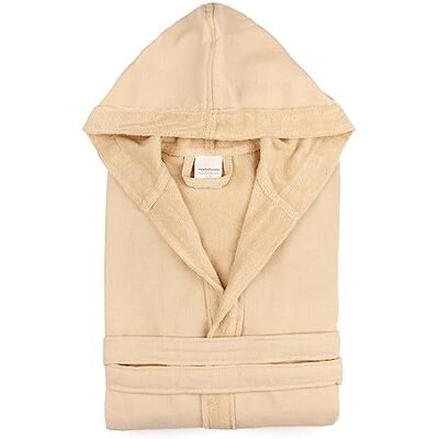 Morbidissimi Accappatoio Monoterry Cotone e Spugna per Uomo e Donna, Con Cappuccio, Cinturino e 2 Tasche, Morbido 230 gr/mq, Accappatoi J534(Accapatoio Beige, Medium) Morbidissimi Accappatoio Monoterry Cotone e Spugna per Uomo e Donna, Con Cappuccio, Cinturino e 2 Tasche, Morbido 230 gr/mq, Accappatoi J534(Accapatoio Beige, Medium)