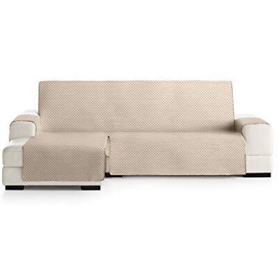 Eysa Salva Divano per Penisola Impermeabile e Traspirante Oslo Protect 240 Cm., Colore 01/Beige, Sinistra Vista Frontale Eysa Salva Divano per Penisola Impermeabile e Traspirante Oslo Protect 240 Cm., Colore 01/Beige, Sinistra Vista Frontale