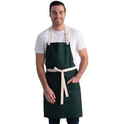 Chef Works Grembiule unisex Ridgewood, Hunter, taglia unica Chef Works Grembiule unisex Ridgewood, Hunter, taglia unica