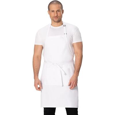 Chef Works A923 Grembiule regolabile, colore: Bianco Chef Works A923 Grembiule regolabile, colore: Bianco