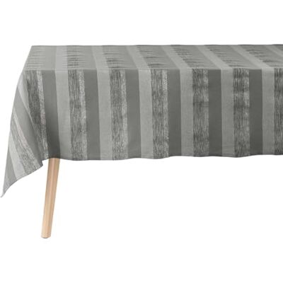 Douceur d'Intérieur Eldora Tovaglia rettangolare, 140 x 240 cm, colore: Grigio/Argento Douceur d'Intérieur Eldora Tovaglia rettangolare, 140 x 240 cm, colore: Grigio/Argento