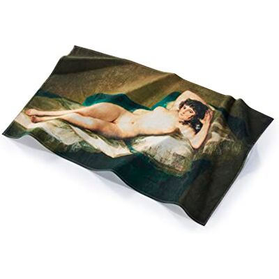 Musearta Asciugamano da spiaggia unisex, motivo La Maja Desnuda dell'artista Francisco de Goya, in cotone, dimensioni 108 x 180 cm, Musearta Asciugamano da spiaggia unisex, motivo La Maja Desnuda dell'artista Francisco de Goya, in cotone, dimensioni 108 x 180 cm,