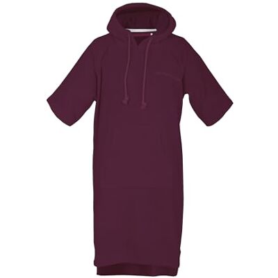 TOM TAILOR Poncho da surf per donna e uomo, L-XL, 100% cotone/spugna, poncho da bagno con cappuccio, marsupio e logo ricamato, prugna (Plum) TOM TAILOR Poncho da surf per donna e uomo, L-XL, 100% cotone/spugna, poncho da bagno con cappuccio, marsupio e logo ricamato, prugna (Plum)
