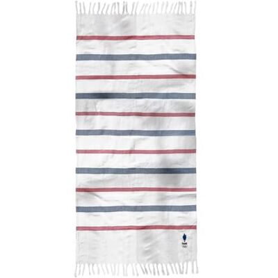 Omydream Asciugamano da Spiaggia 2024 Parigi Giochi Olimpici - 70x140 cm - Bianco Omydream Asciugamano da Spiaggia 2024 Parigi Giochi Olimpici - 70x140 cm - Bianco