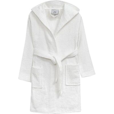 Accappatoio in cotone bianco - Set da 6-8 - Accappatoio Accappatoio in cotone bianco - Set da 6-8 - Accappatoio