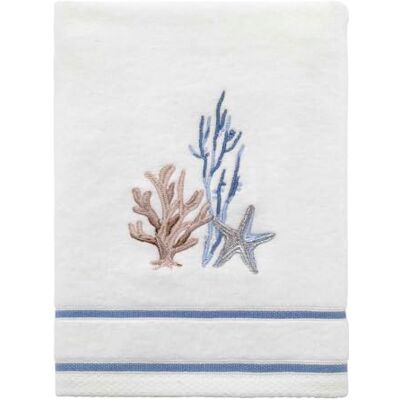 Avanti Linens Asciugamano in cotone morbido e assorbente (collezione astratta costiera) Avanti Linens Asciugamano in cotone morbido e assorbente (collezione astratta costiera)