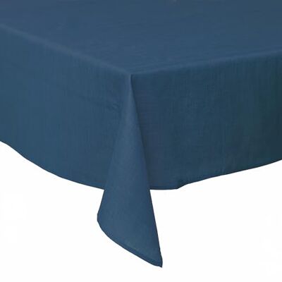 GALILEO Tovaglia 140x300 cm antimacchia, effetto lino, 14 posti tavola, blu, Solid Sibilla GALILEO Tovaglia 140x300 cm antimacchia, effetto lino, 14 posti tavola, blu, Solid Sibilla