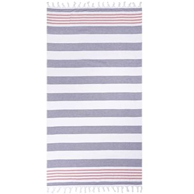 Superior Telo mare oversize, cotone, mela cotta, 35x68 Superior Telo mare oversize, cotone, mela cotta, 35x68
