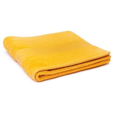 Excelsa Bagno Asciugamano Ospite, Tessuto, Giallo Excelsa Bagno Asciugamano Ospite, Tessuto, Giallo