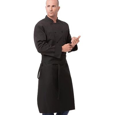 Chef Works A577 Executive Chefs Grembiule affusolato, colore: Nero Chef Works A577 Executive Chefs Grembiule affusolato, colore: Nero