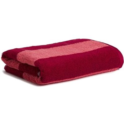 Möve Superwuschel Asciugamano a righe, 50 x 100 cm, in 100% cotone, colore: Ruby/Corallo Möve Superwuschel Asciugamano a righe, 50 x 100 cm, in 100% cotone, colore: Ruby/Corallo