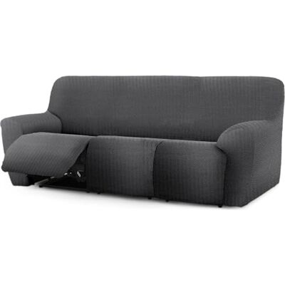 ECOMMERC3 Copridivano Relax Piedi insieme 3 x 3 super elastico bielastico Copridivano colore grigio scuro traspirante, facile da installare e rimuovere, con schiuma di fissaggio e gomme per ECOMMERC3 Copridivano Relax Piedi insieme 3 x 3 super elastico bielastico Copridivano colore grigio scuro traspirante, facile da installare e rimuovere, con schiuma di fissaggio e gomme per