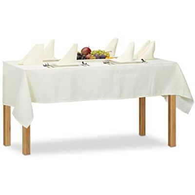 Relaxdays Tovaglia damascata 135 x 180 cm, Biancheria da tavola, Set di 8 tovaglioli e Una tovaglia Tinta Unita, in Poliestere, Poliestere, Bordeaux, 180x135x0.3 cm Relaxdays Tovaglia damascata 135 x 180 cm, Biancheria da tavola, Set di 8 tovaglioli e Una tovaglia Tinta Unita, in Poliestere, Poliestere, Bordeaux, 180x135x0.3 cm