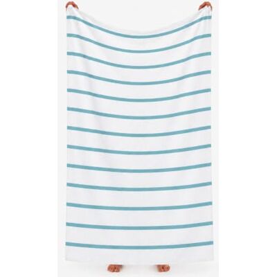 Komfortec Telo Mare 100x180 cm in Cotone Grande Asciugamano da Spiaggia a Righe, Morbido e Assorbente, Ideale per Mare, Piscina e Vacanze Komfortec Telo Mare 100x180 cm in Cotone Grande Asciugamano da Spiaggia a Righe, Morbido e Assorbente, Ideale per Mare, Piscina e Vacanze