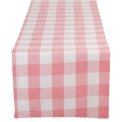DII - CAMZ10533 - Pink bianco - 14x108 - Runner tavolo DII - CAMZ10533 - Pink bianco - 14x108 - Runner tavolo