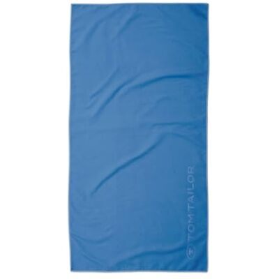 TOM TAILOR Asciugamano fitness, 80% poliestere, 20% poliammide/microfibra, con cuciture sottili e logo in rilievo, 50 x 100 cm, colore blu (Cool Blue) TOM TAILOR Asciugamano fitness, 80% poliestere, 20% poliammide/microfibra, con cuciture sottili e logo in rilievo, 50 x 100 cm, colore blu (Cool Blue)