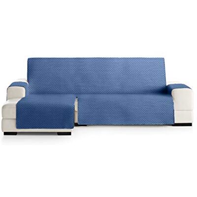 Eysa Salva Divano per penisola Impermeabile e Traspirante Oslo Protect 240 cm., Colore 03/Blu, Sinistra Vista Frontale Eysa Salva Divano per penisola Impermeabile e Traspirante Oslo Protect 240 cm., Colore 03/Blu, Sinistra Vista Frontale